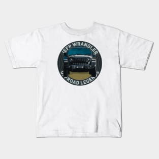 4x4 Offroad Legends: Jeep Wrangler Rubicon Kids T-Shirt